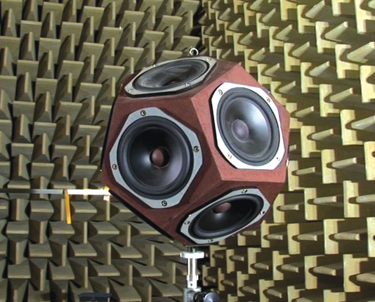 Sound dampening panels with 360 speakers 