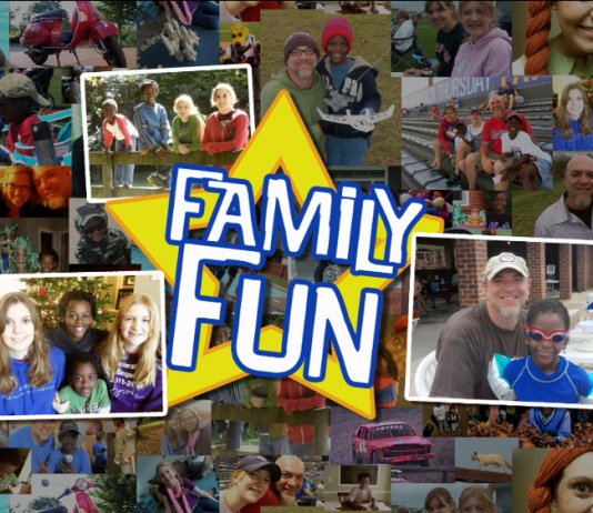 Collage of photos for "Family Fun"
